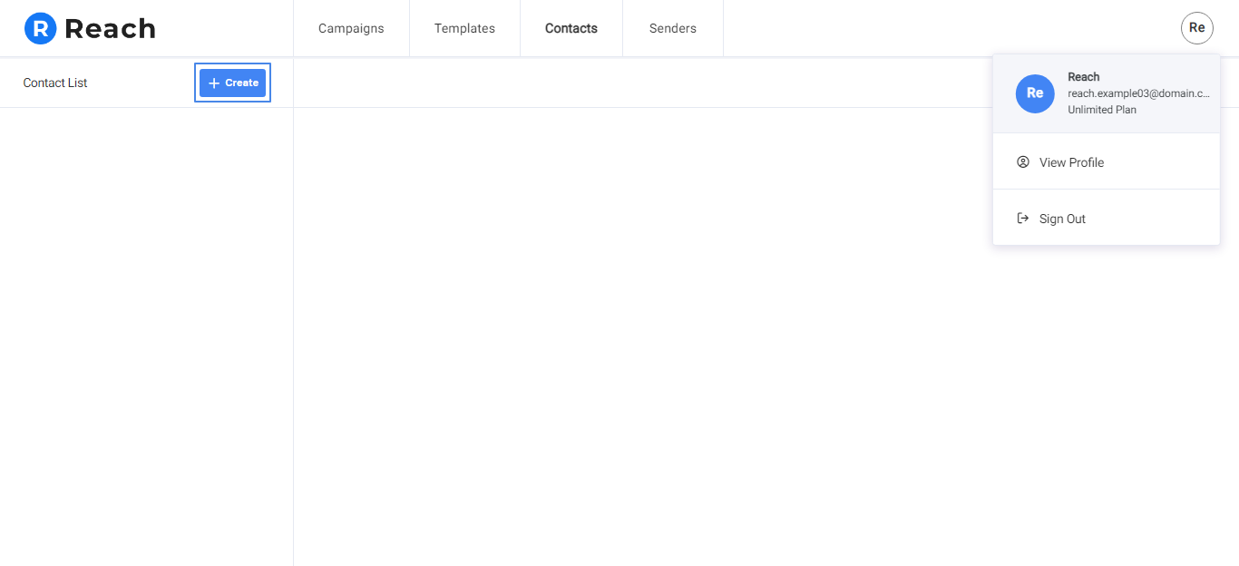 Create Button